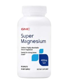 GNC Super Magnesium 400mg 90Caplets
