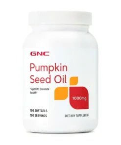GNC Pumpkin Seed Oil 1000mg – Prostate & Urinary Health Support | 100 Softgels