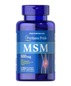 Puritan’s Pride MSM 500mg 120 Capsules joint support supplement in Pakistan